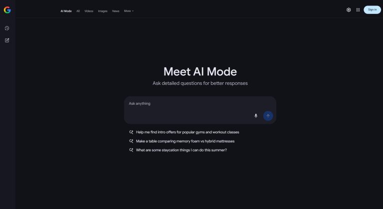 Google AI mode